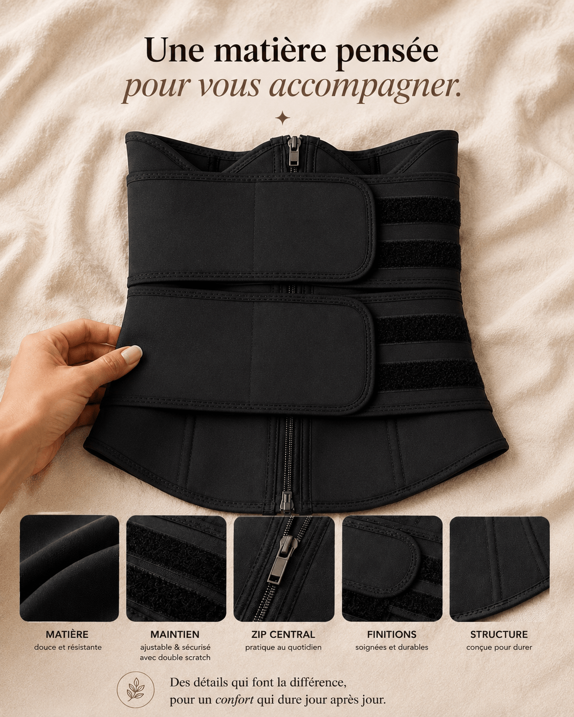 Gaine Post-Partum Pure Sculpt – Maintien doux & confort au quotidien - Pure Sculpt
