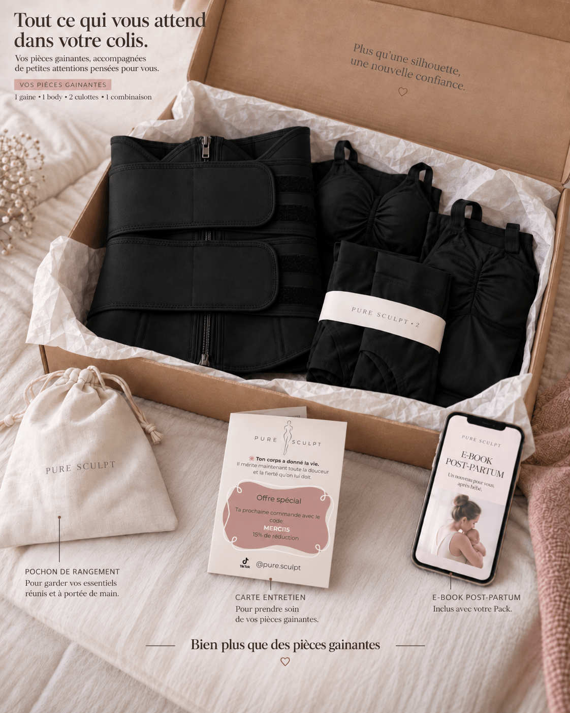 Pack Renaissance – La routine complète post-partum - Pure Sculpt