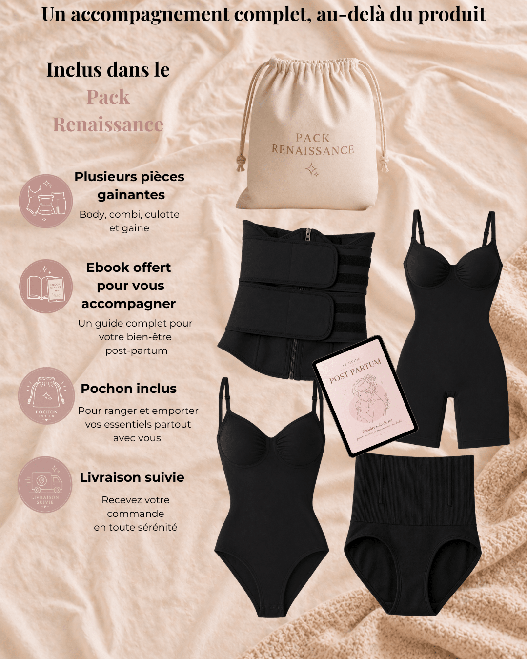 Pack Renaissance – La solution complète de maintien post - partum - Pure Sculpt